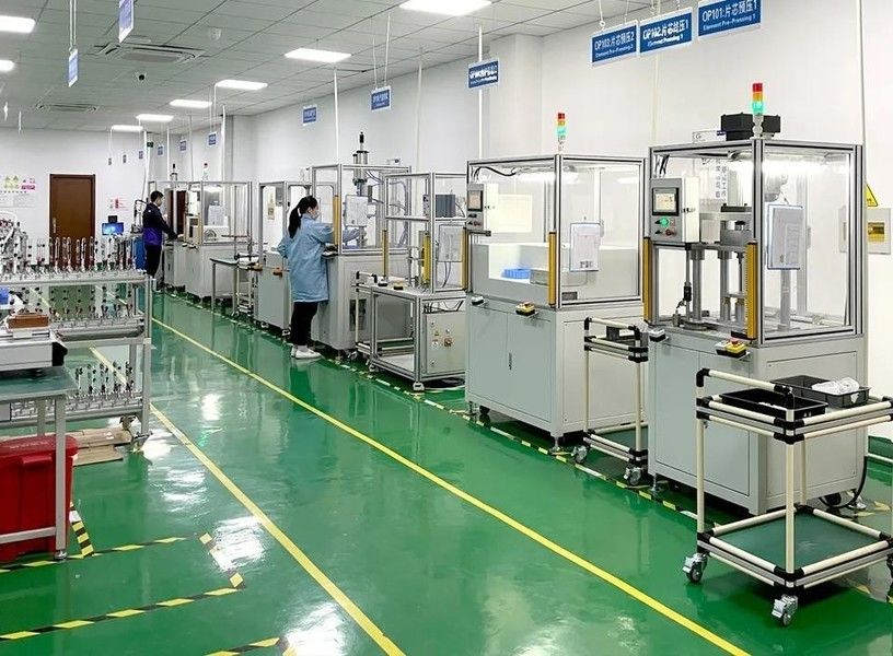 Shanghai Oetex Auto Parts Co.,Ltd خط تولید سازنده